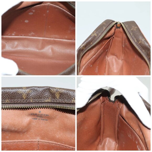 LOUIS VUITTON Monogram Compiegne 28 Clutch Bag M51845 LV Auth 128348 - Picture 15 of 16